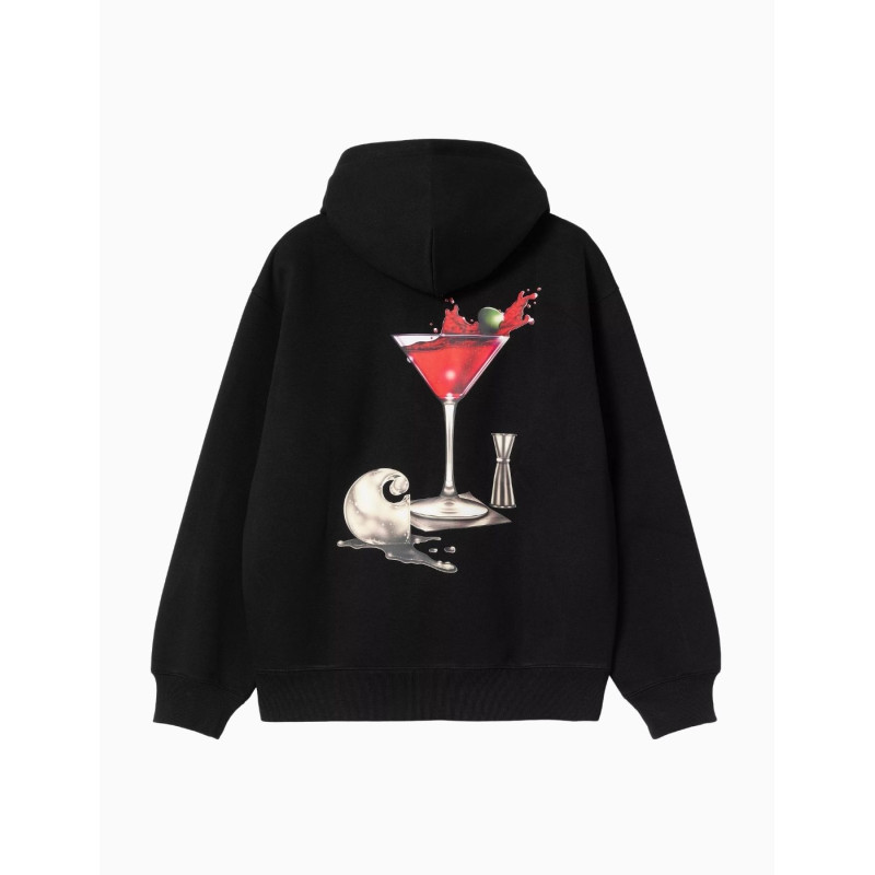 Sudadera Carhartt Wip Hooded Jake Garcia Black