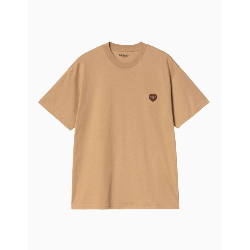 Camiseta Carhartt Wip Heart II Hartt Dusty H Brown