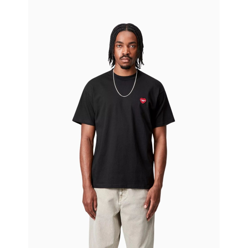 Camiseta Carhartt Wip Heart II Hartt Black