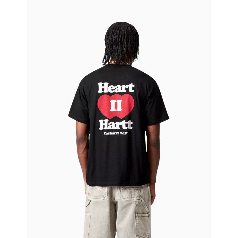 Camiseta Carhartt Wip Heart II Hartt Black