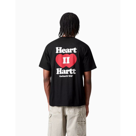 Camiseta Carhartt Wip Heart II Hartt Black