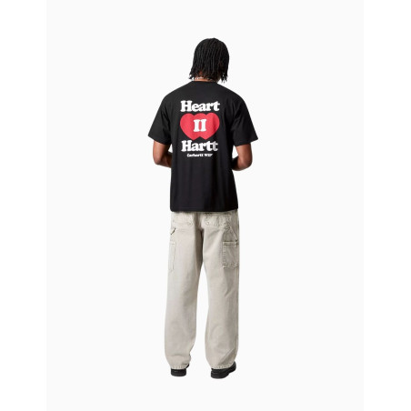 Camiseta Carhartt Wip Heart II Hartt Black