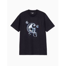 Camiseta Carhartt Wip Solar Chrome C logo Dark Navy