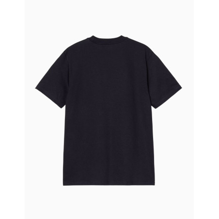Camiseta Carhartt Wip Solar Chrome C logo Dark Navy