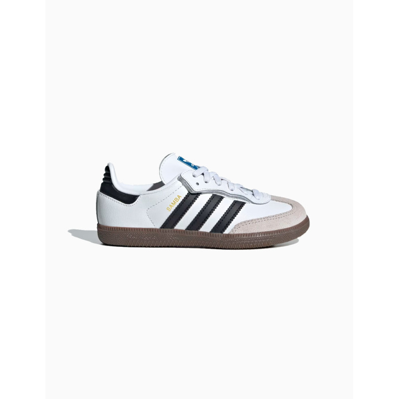 Zapatillas Adidas Samba OG CF EL C White and Black para niño