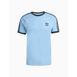 Camiseta de manga corta Adidas 3 Stripes Ashblue para hombres