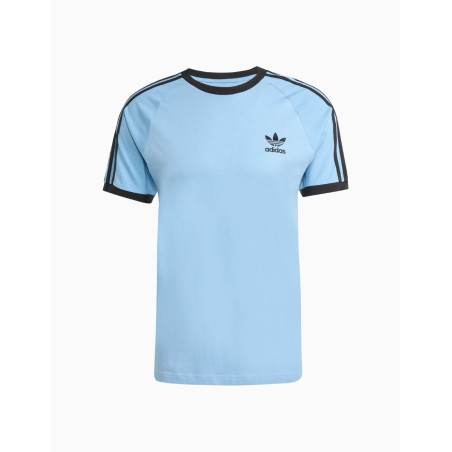 Camiseta de manga corta Adidas 3 Stripes Ashblue para hombres