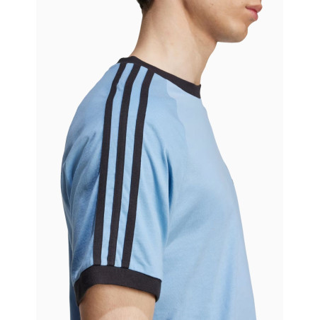 Camiseta de manga corta Adidas 3 Stripes Ashblue para hombres