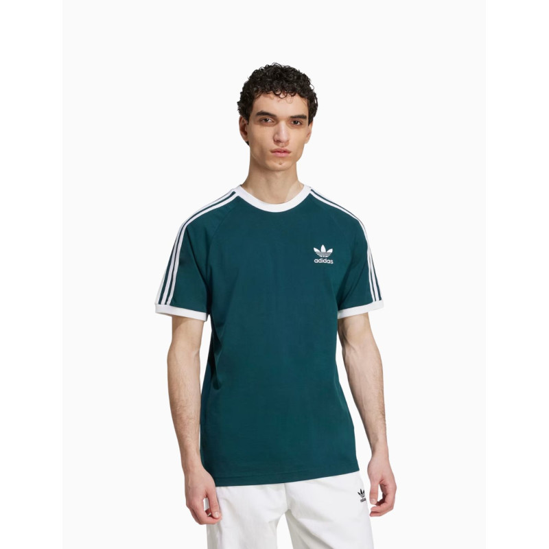 Camiseta de manga corta Adidas 3 Stripes Aurivy para hombres