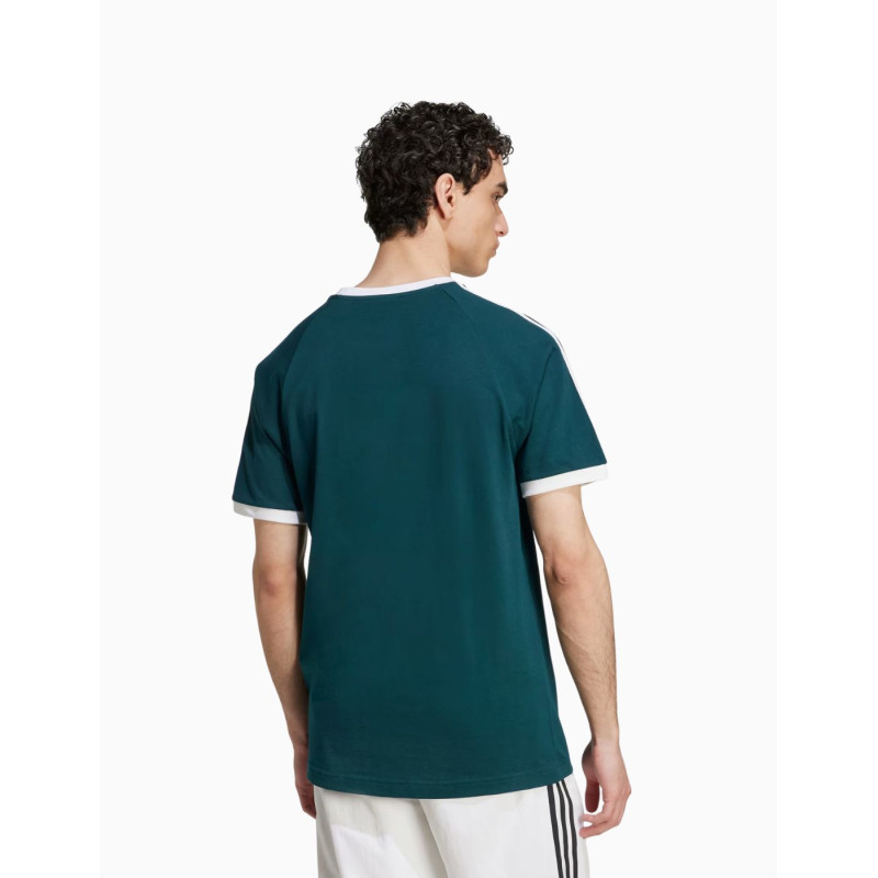 Camiseta de manga corta Adidas 3 Stripes Aurivy para hombres