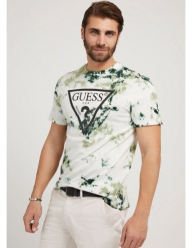 CAMISETA GUESS TIE DYE VERDE