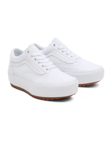 ZAPATILLAS VANS OLD SKOOL STACKED CANVAS WHITE