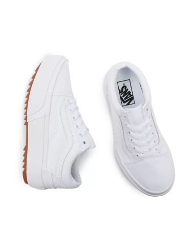 ZAPATILLAS VANS OLD SKOOL STACKED CANVAS WHITE