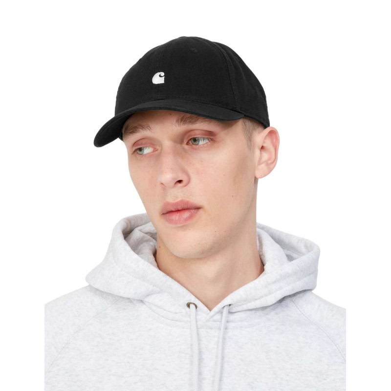 Gorra Carhartt Madison Wip logo cap Black White
