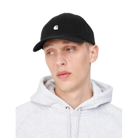 Gorra Carhartt Madison Wip logo cap Black White