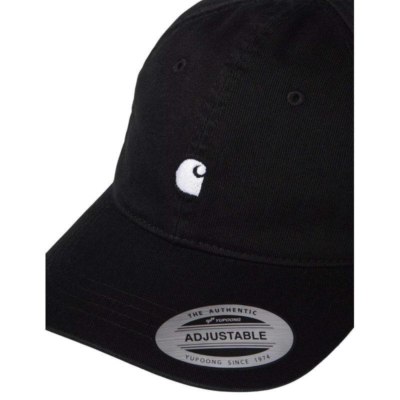 Gorra Carhartt Madison Wip logo cap Black White