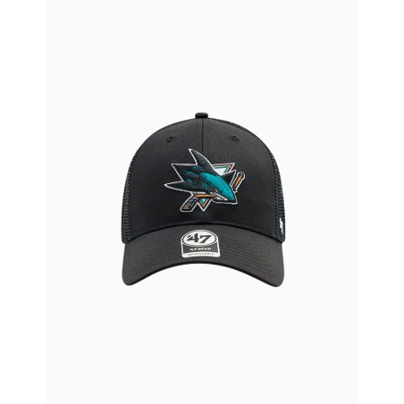 Gorra Brand 47 Brand MVP en color negro con logo NHL San Jose Sharks