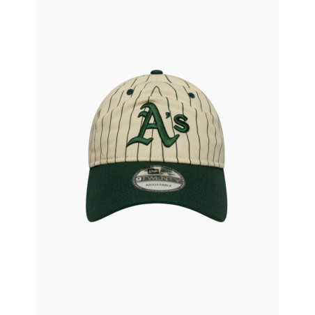 Gorra New Era MLB Pinstripe 9TWENTY Oakland Athletics