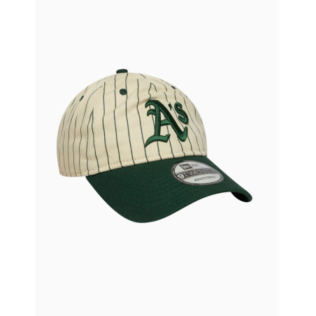Gorra New Era MLB Pinstripe 9TWENTY Oakland Athletics