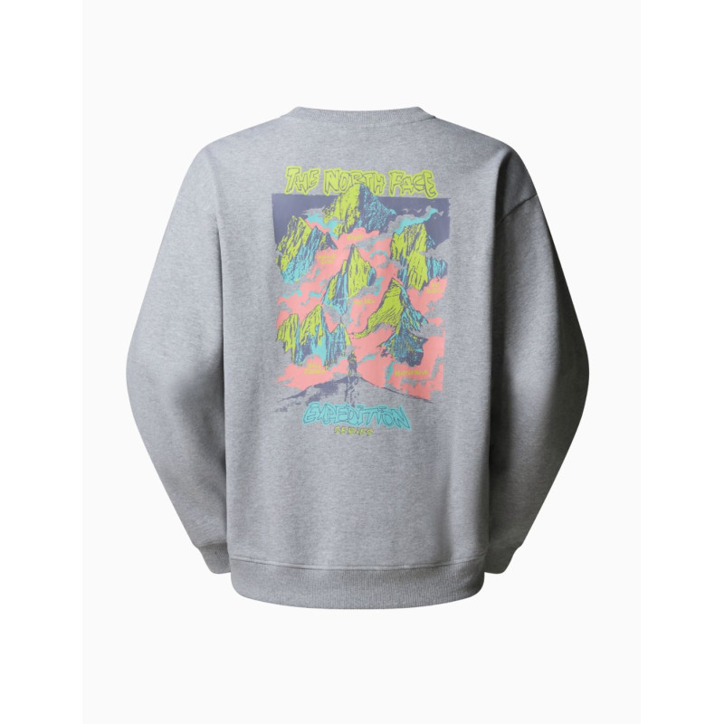 Sudadera The North Face Crewneck U Expedition Celebration Oversize