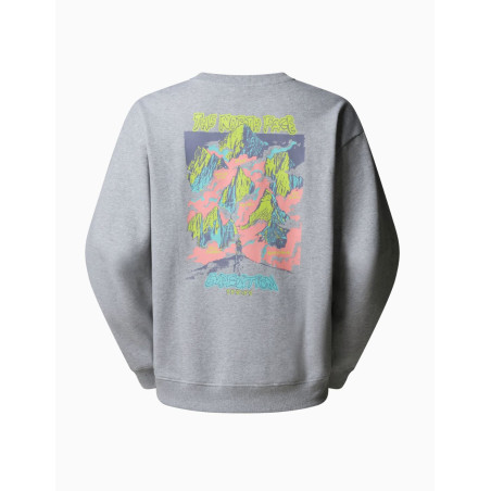 Sudadera The North Face Crewneck U Expedition Celebration Oversize