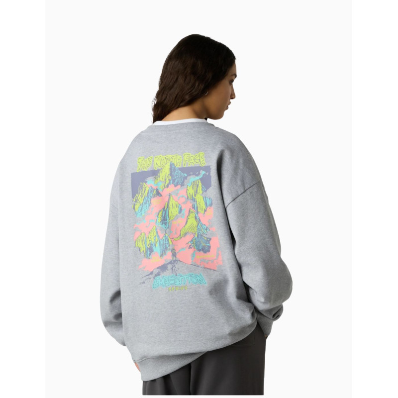 Sudadera The North Face Crewneck U Expedition Celebration Oversize