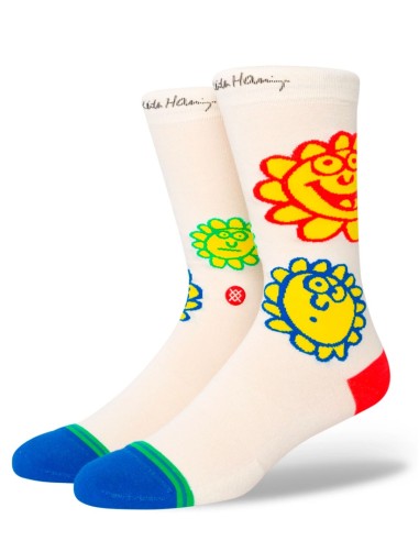 CALCETINES STANCE KEITH HARING HAPPY FIELDS CREW