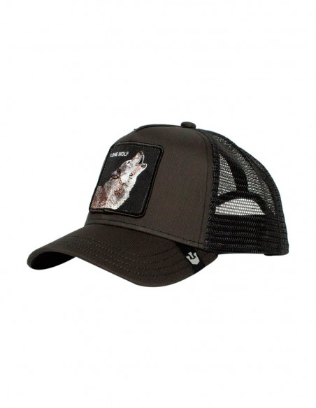 GORRA GOORIN BROS TRUCKER THE LONE WOLF NEGRA