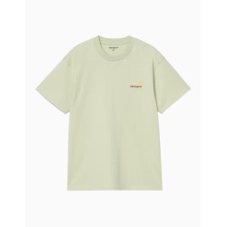 Camiseta Carhartt Wip American Script Pale Olive
