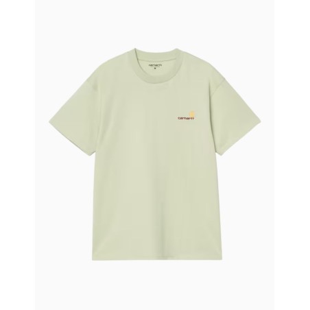 Camiseta Carhartt Wip American Script Pale Olive