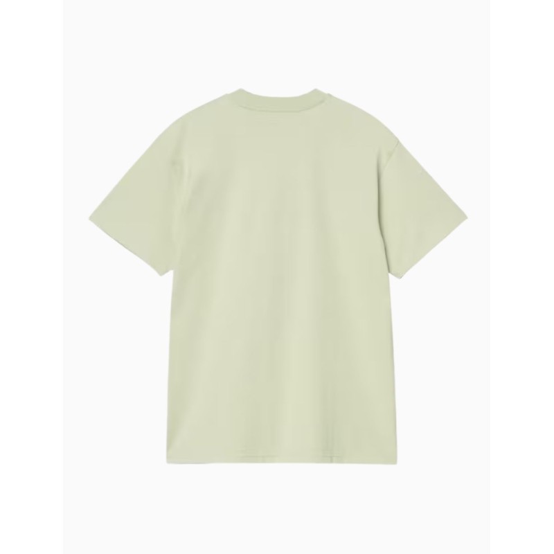 Camiseta Carhartt Wip American Script Pale Olive