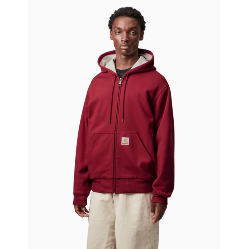 Chaqueta Carhartt Wip Active Sweat Jacket Scarlet