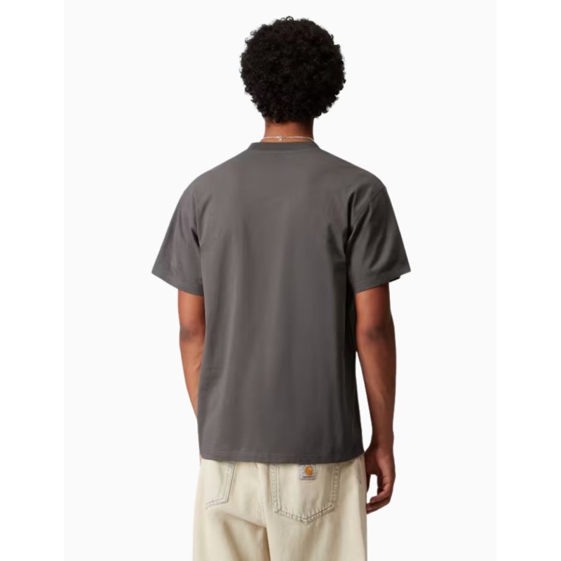 Camiseta Carhartt Wip American Script Porphyry