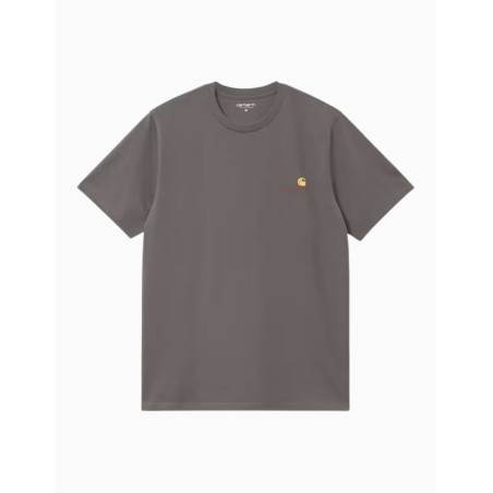 Camiseta Carhartt Wip American Script Porphyry