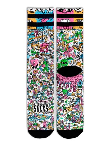 CALCETINES - AMERICAN SOCKS  - DOODLE - MID HIGH