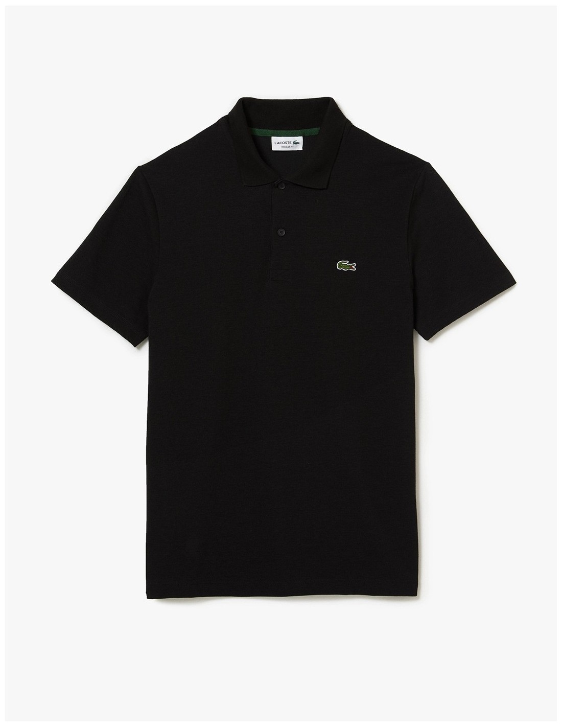 POLO LACOSTE REGULAR FIT NEGRO