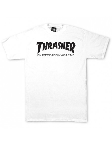 CAMISETA THRASHER SKATE MAG BLANCA