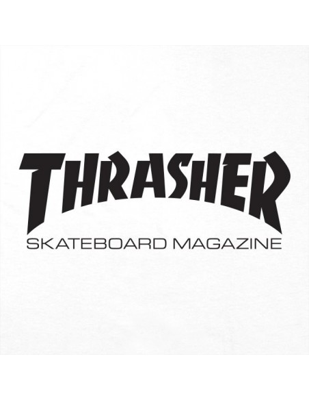 CAMISETA THRASHER SKATE MAG BLANCA