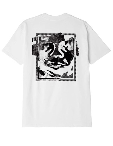 CAMISETA OBEY TORN ICON FACE CLASSIC WHITE