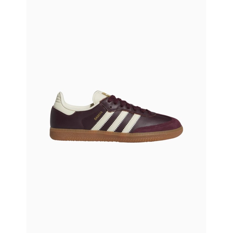 Zapatillas Adidas Samba OG W Maroon Gold