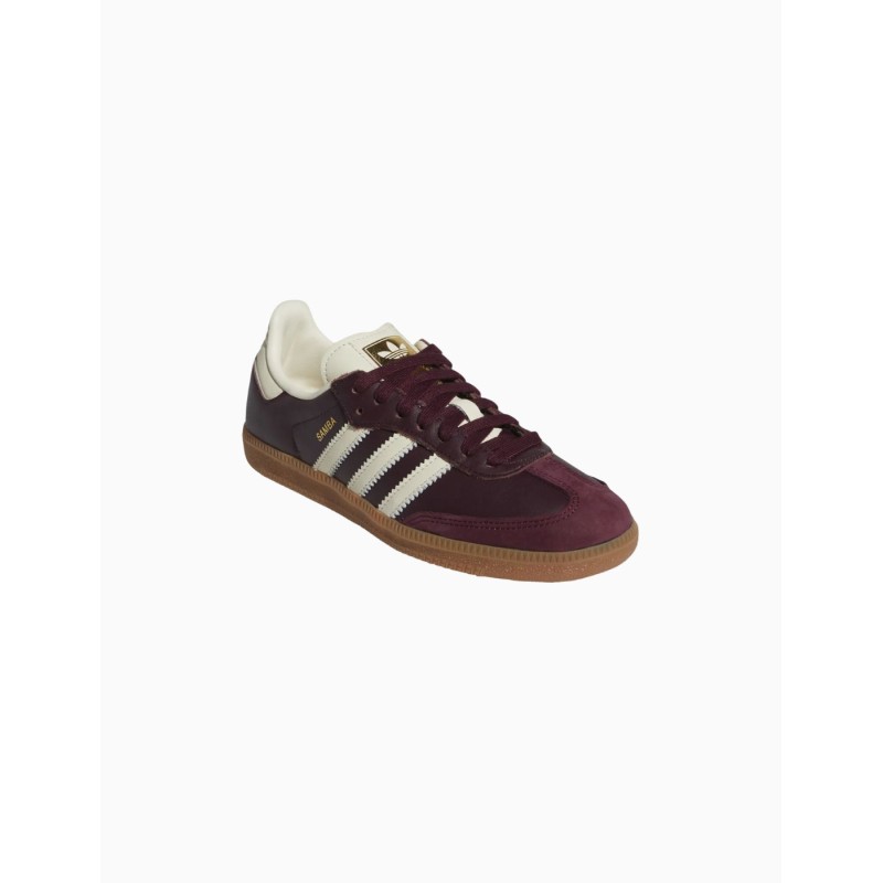 Zapatillas Adidas Samba OG W Maroon Gold