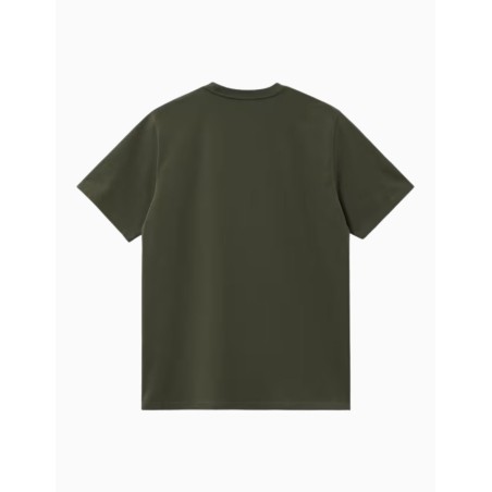 Camiseta Carhartt Wip Chase Olive Gold