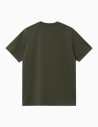 Camiseta Carhartt Wip Chase Olive Gold