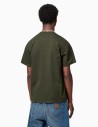 Camiseta Carhartt Wip Chase Olive Gold