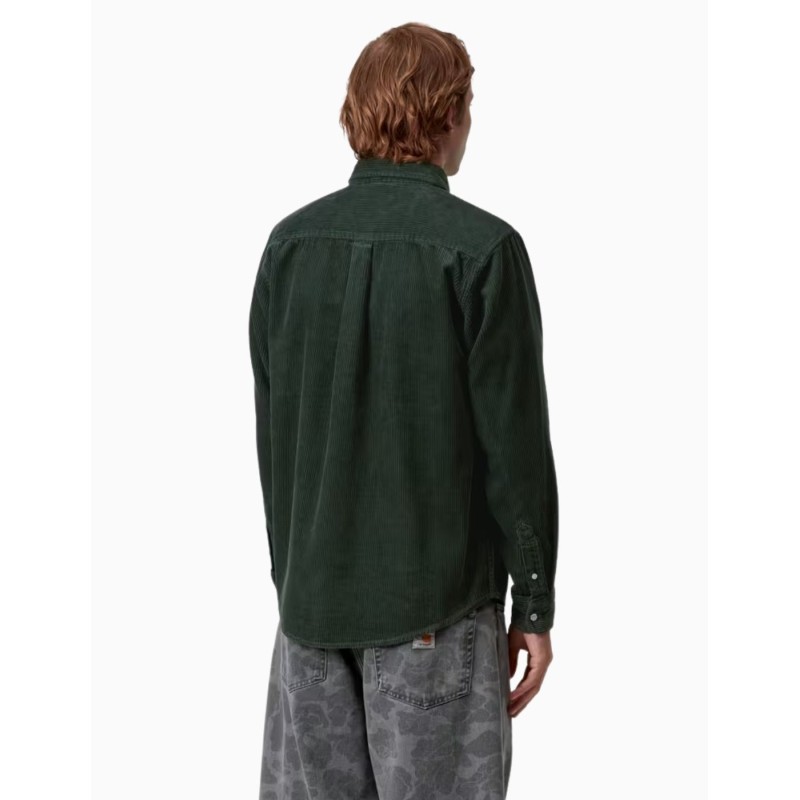 Camisa Carhartt  Wip Madison Fine Cord Shirt Sycamore Tree