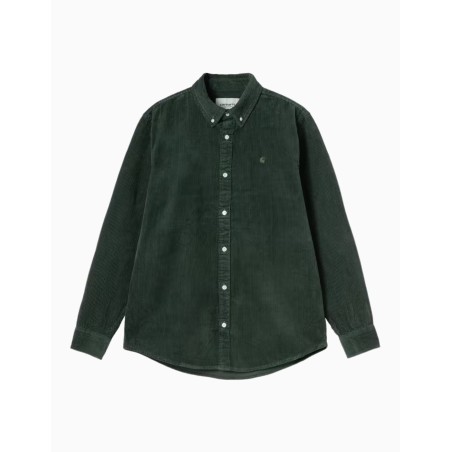 Camisa Carhartt  Wip Madison Fine Cord Shirt Sycamore Tree