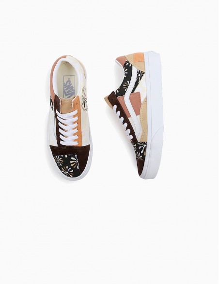 ZAPATILLAS VANS OLD SKOOL  PATCHWORK MULTICOLOR