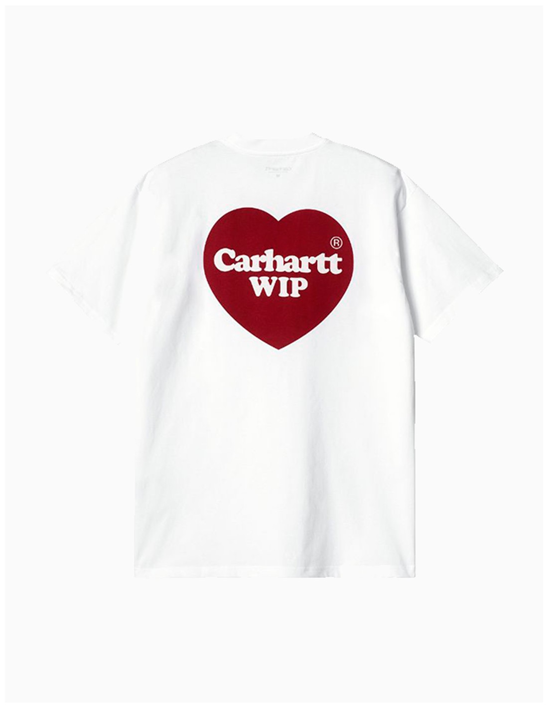 CAMISETA CARHARTT DOUBLE HEART WHITE