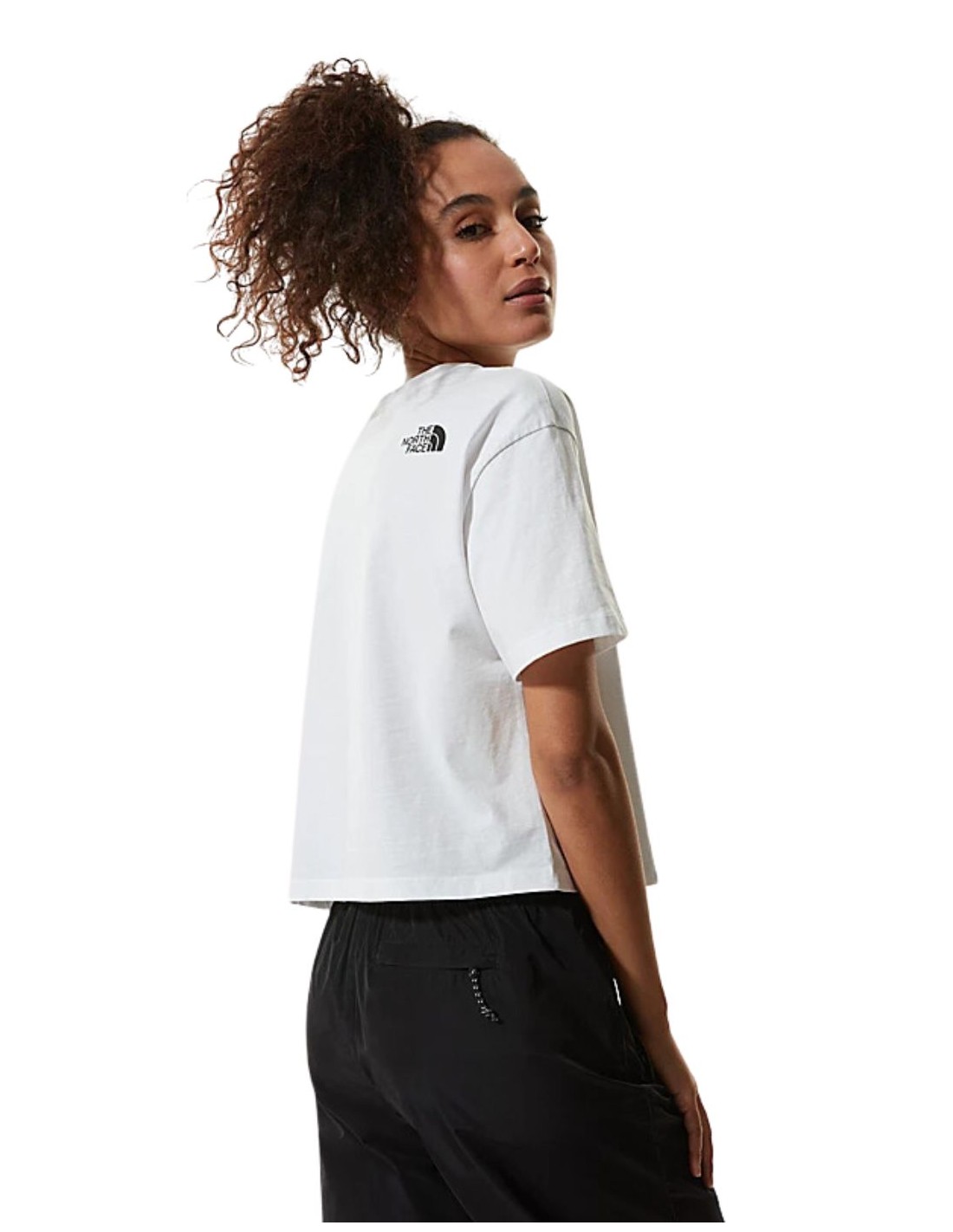CAMISETA THE NORTH FACE FINE CROPPED WHT