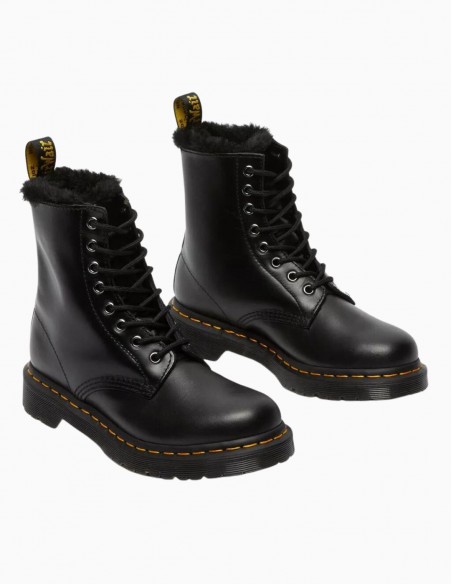 BOTAS DR. MARTENS 1460 SERENA PIEL FORRADA NEGRO